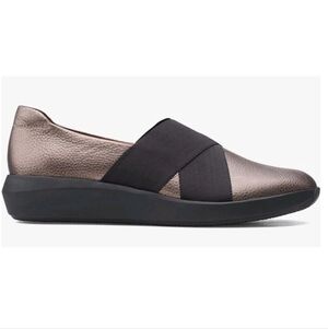 Clarks Womens Tawnia Band Shoes Size 9.5 US Med Pebble Metallic Copper New SH186